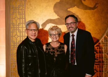 Jensen Huang / Lori Huang / Matthew Shilvock