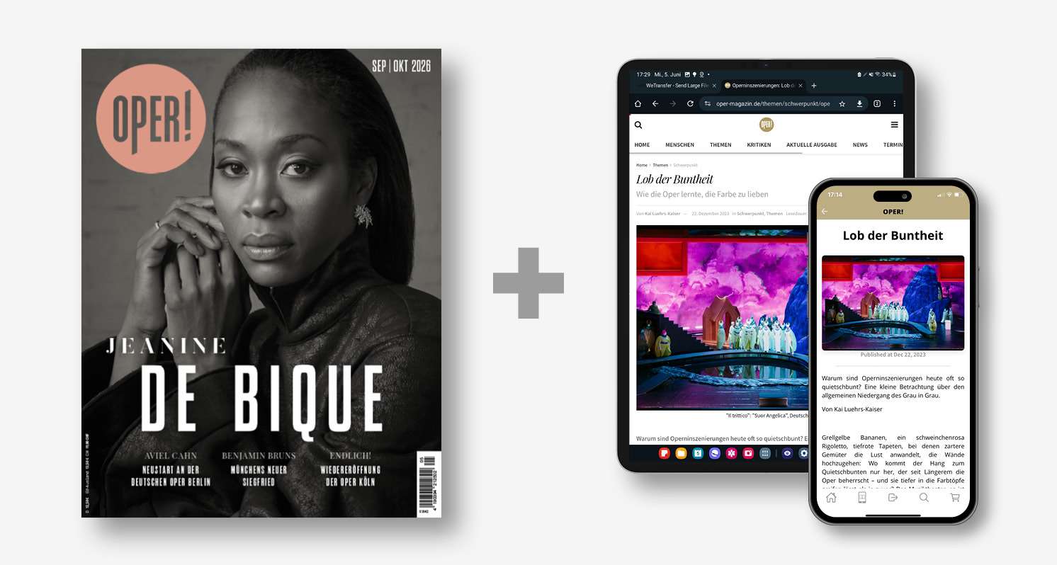 OPER! Magazin Ausgabe September-Oktober 2026